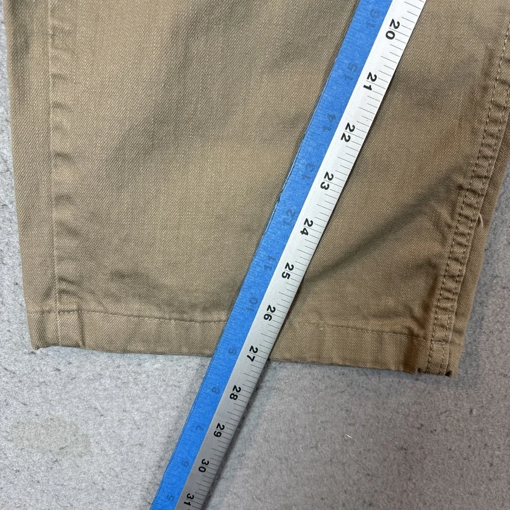 Levi's 559 Men Relaxed Straight Fit Jean 40X30 (40x27) Hemmed Brown Denim
